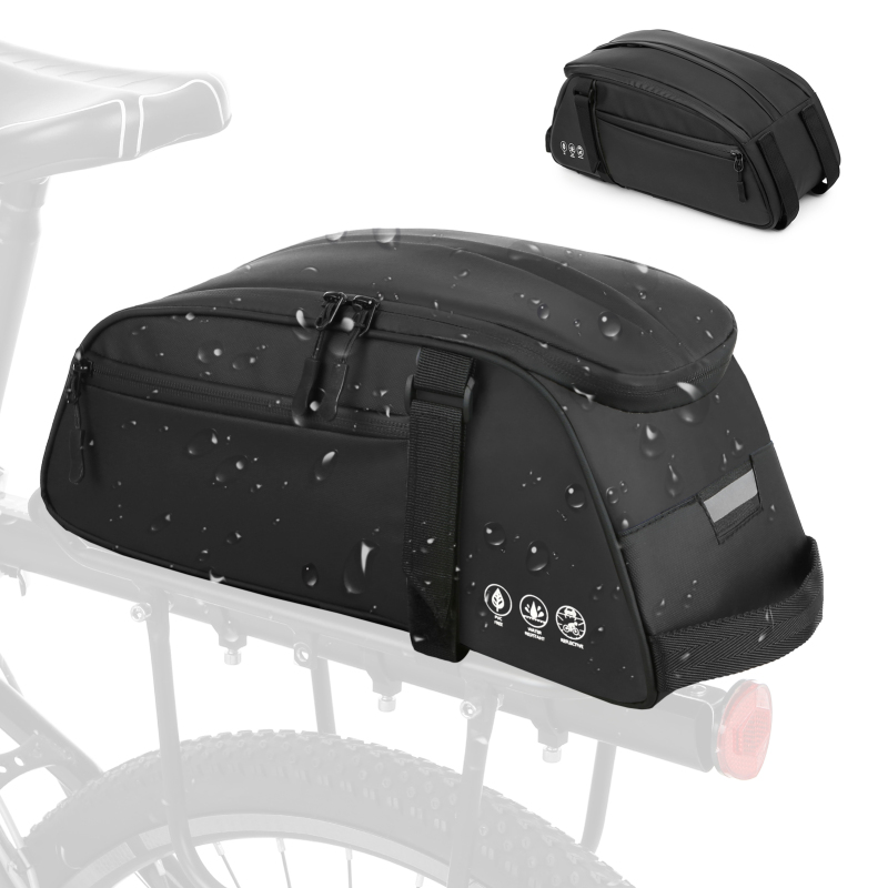 Cycling Gear Storage Rack - Borsa da sella riflettente per bicicletta