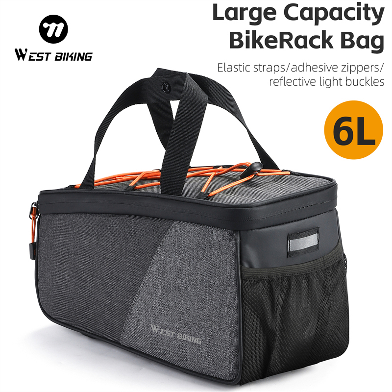 Cycling Gear Storage Rack - WEST BIKING Borsa Portapacchi Bici 6L