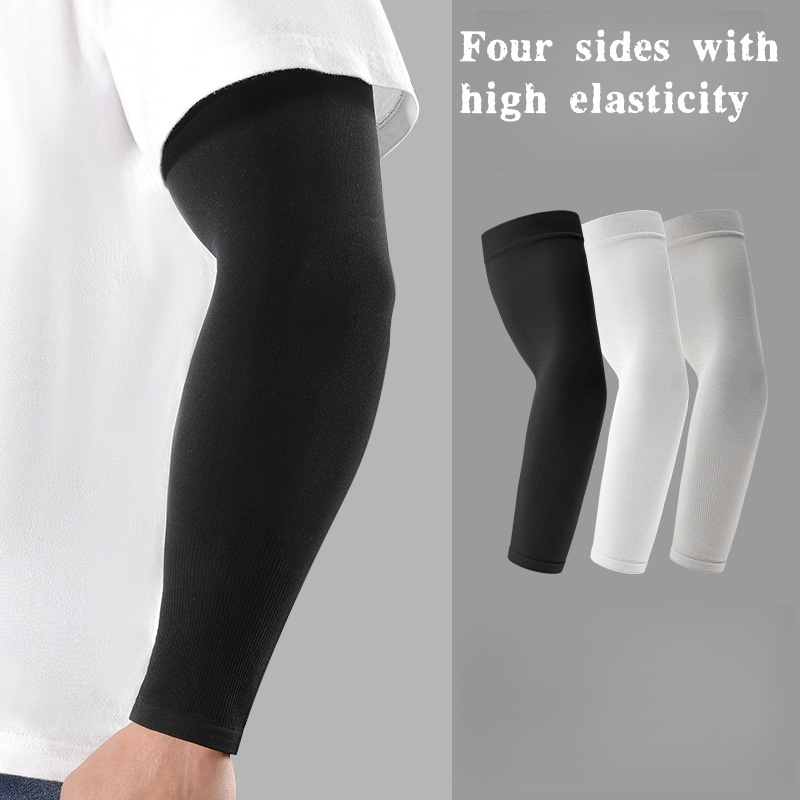 Cycling Gear Men - 2 Pezzi Manicotti in Seta Ghiacciata,