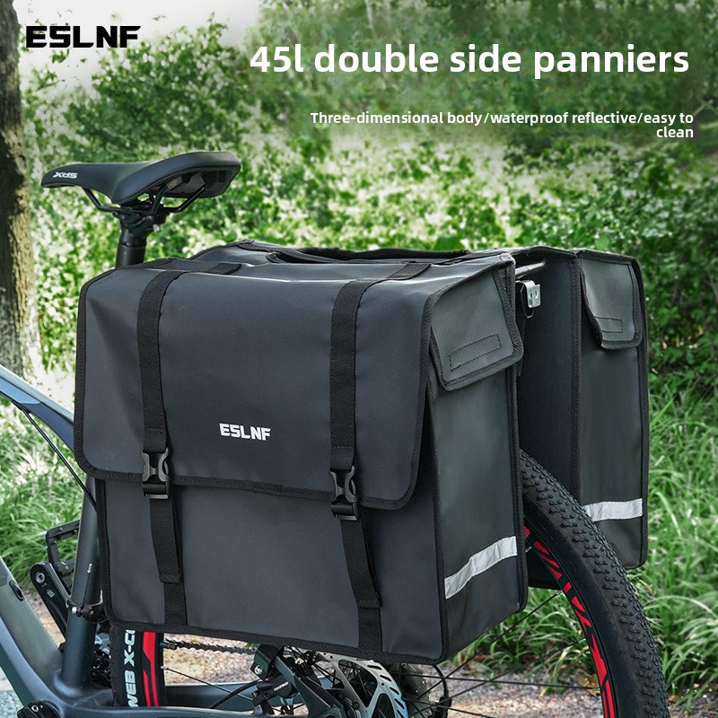 Cycling Gear Storage Rack - Borsa per Bicicletta MTB da 45L,