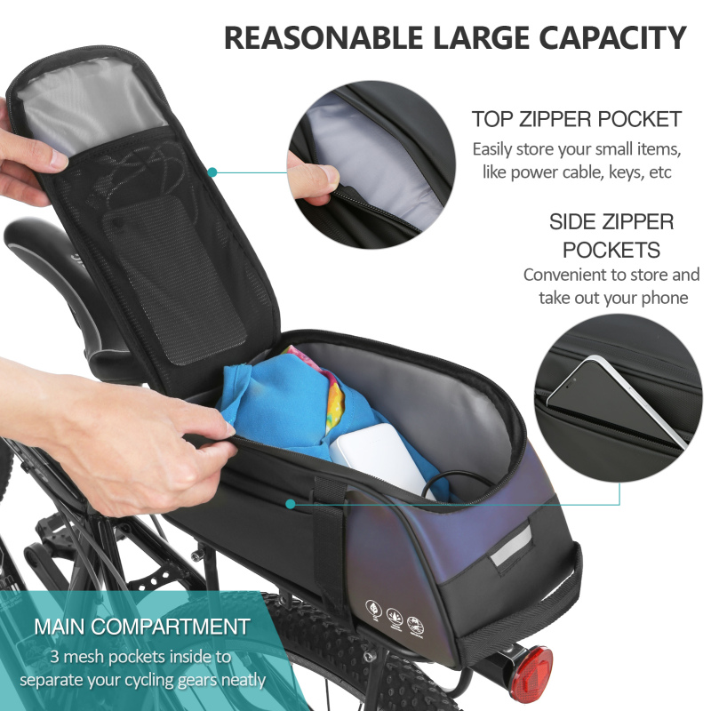 Borsa da sella riflettente per - Cycling Gear Storage Rack recensione e prezzo