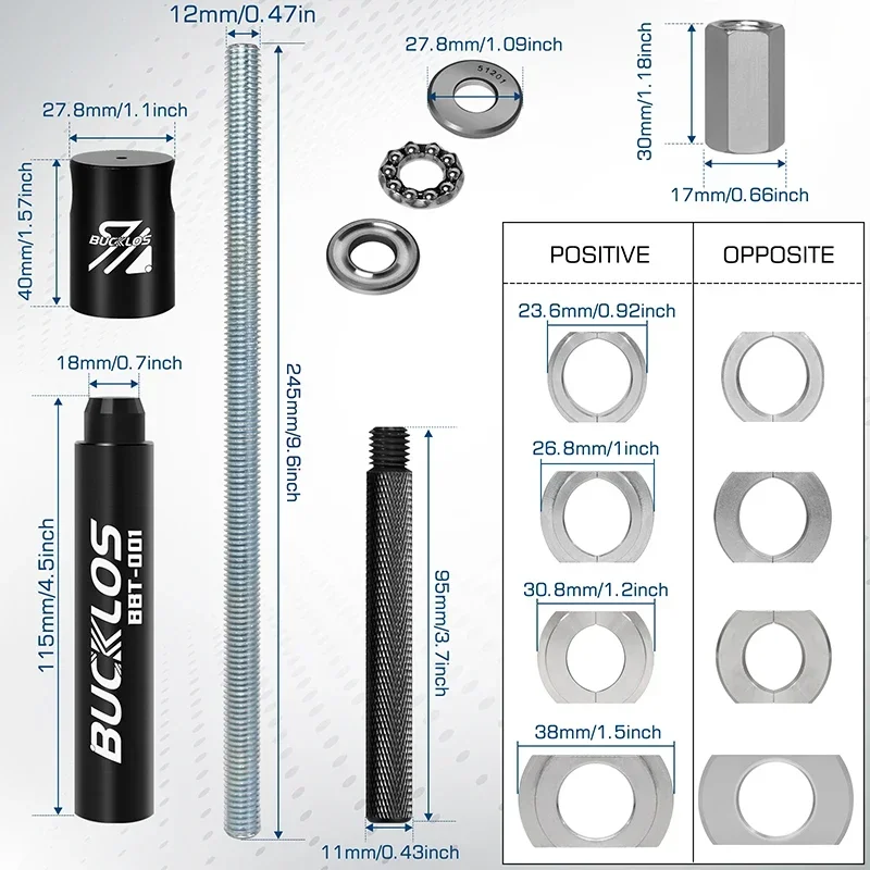 BUCKLOS staffa inferiore per b - Bicycle Repair Kit recensione e prezzo