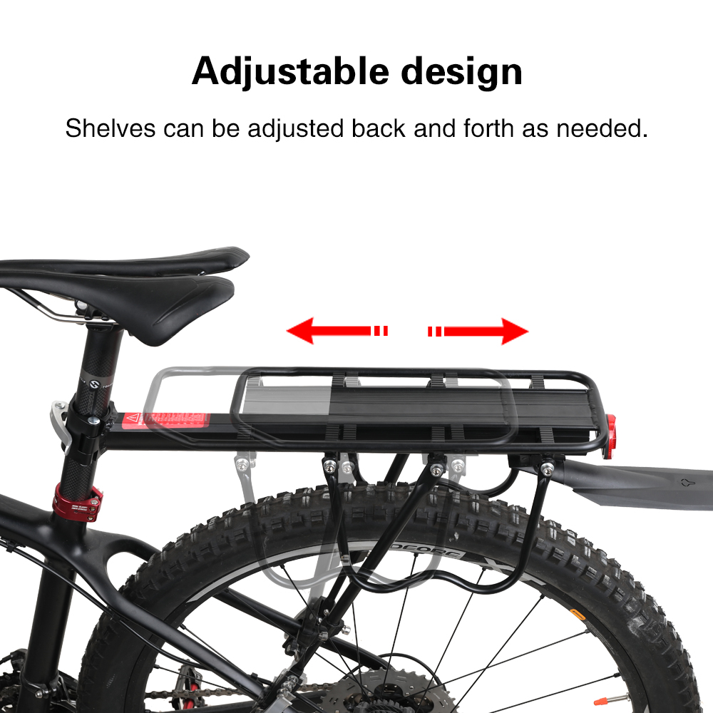 Rhinowalk portapacchi per bici - Cycling Gear Storage Rack recensione e prezzo