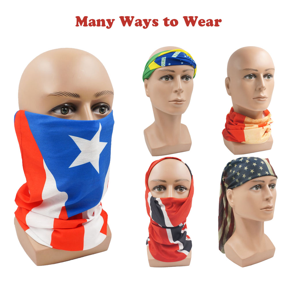 Bandanna con bandiera della Ni - Cycling Gear Men recensione e prezzo